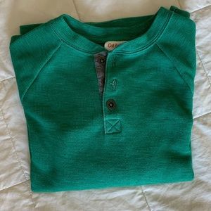 Cat & Jack new green shirt S 6/7